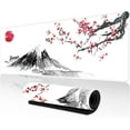 thumbnail image 1 of Cherry Blossom Gaming Mouse Pad - Large Mouse Pad for Desk, 31.5x11.8 Inch Japanese Mouse Pad, Non-Slip Waterproof Desk Mat, Office Desk Mat with Stitched Edges, 1 of 6
