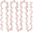 thumbnail image 1 of Cherry Blossom Garland Artificial Cherry Flower Vines Hanging Silk Flowers Garland for Home Wedding Garden Party Arch Office Decor (Pink), 1 of 8