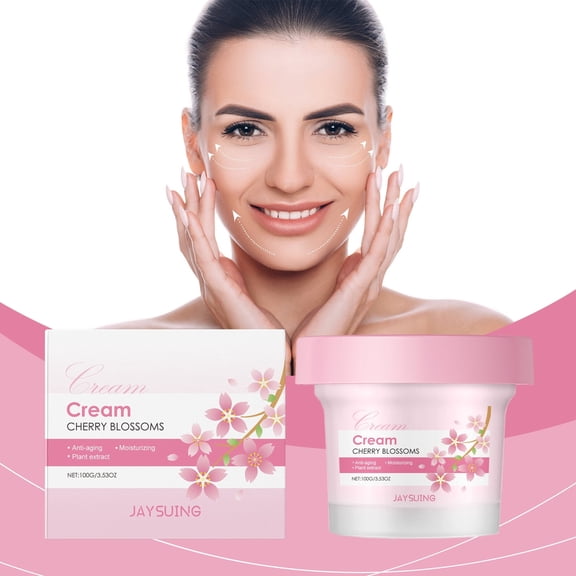 Cherry Blossom Hydrating Face Cream Hydrating Nourishing Facial Skin Smooth Elastic Glowing Moisturizing Cream