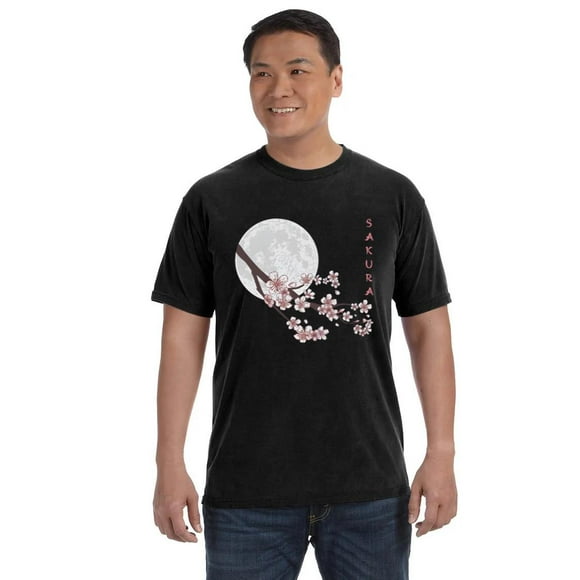 Cherry Blossom Japanese Sakura Floral Cherries Spring COMFORT COLOR T-SHIRT, for men & women, up to size 4XL