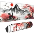thumbnail image 1 of Cherry Blossom Large Mouse Pad, Large Gaming Mouse Pad for Desk, 31.5 x 11.8 Inch Desk Mat with Stitched Edges, Non-Slip Waterproof Japanese Mouse Pad for Office Work Home, 1 of 16