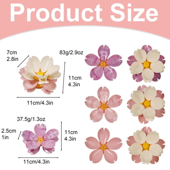 Cherry Blossom Magnetic Bag Clip - Refrigerator Sealing Clip for Snack and Bread Bags - Light Pink