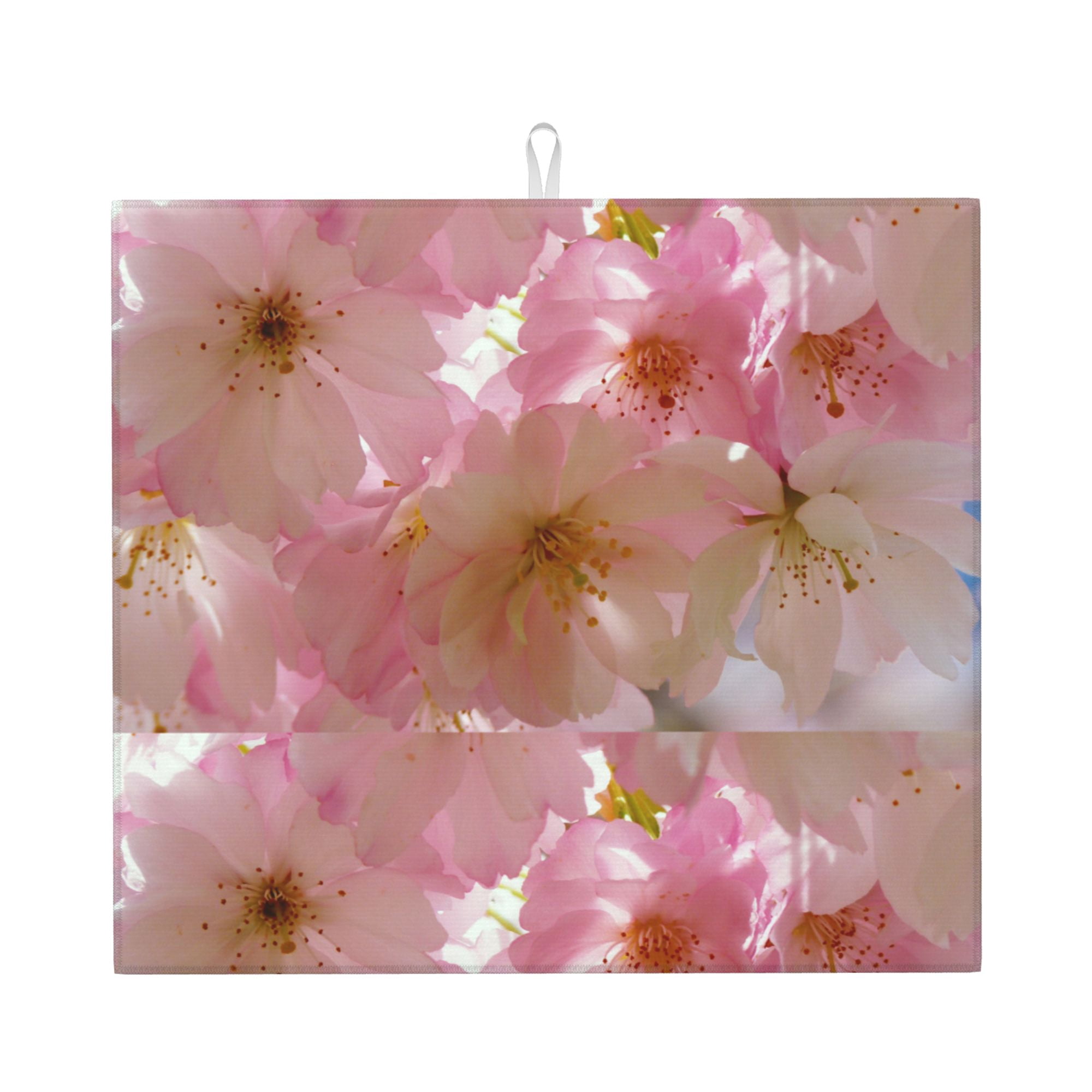 Cherry Blossom Microfiber Dish Towel - Highly Absorbent Hand Towel, 16 X 28 Inches, For Kitchen & Bath - View #12