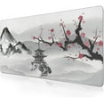 thumbnail image 1 of Cherry Blossom Mouse Pad (31.5x15.7 in) White Extended Gaming Mouse Pad Large Japanese Non-Slip Rubber Base Desk Protector with Stitched Edges Sakura Full Desk Mousepad XXL, 1 of 6