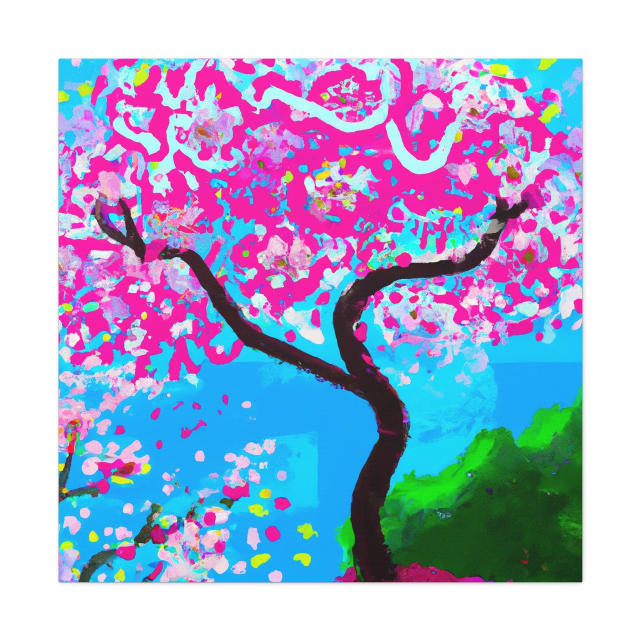 "Cherry Blossom Oasis" - Canvas - Walmart.com