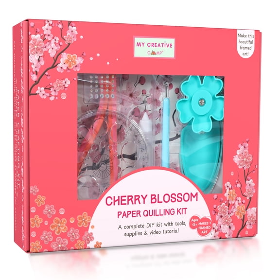 Cherry Blossom Paper Quilling Craft Kit