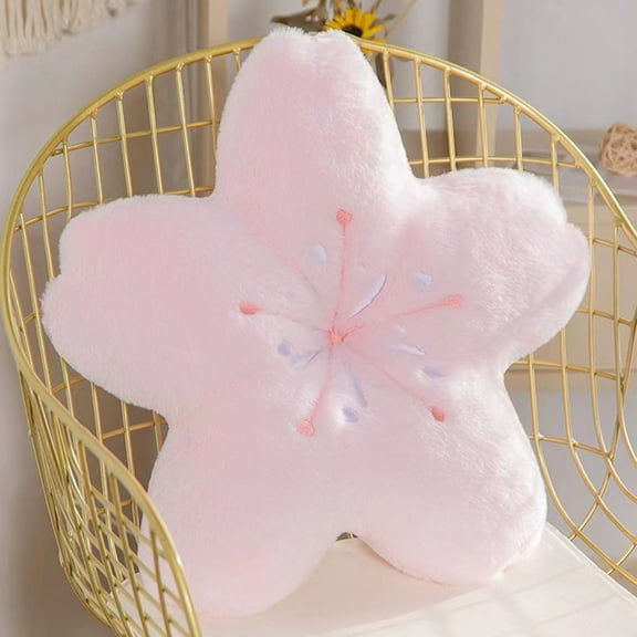 Cherry Blossom Plush Throw Pillow 17*17 in Living Room Sofa Pillow Flower Chair Cushion Throw Pillow Living Room Sofa Chair Cushion