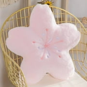 Cherry Blossom Plush Throw Pillow Living Room Sofa Pillow Flower Chair Cushion Throw Pillow 15.74   15.74, pink