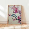 Cherry Blossom Poster, Japanese Sakura Tree Art Print , Poster Print ...