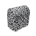 thumbnail image 1 of Cherry Blossom Stand Mixer Cover, Hand Drawn Hatched Lines Black and White Sakura Flowers Modern Nature, Kitchen Appliance Organizer Bag Cover with Pockets, 5 Quarts, Black and White, by Ambesonne, 1 of 4