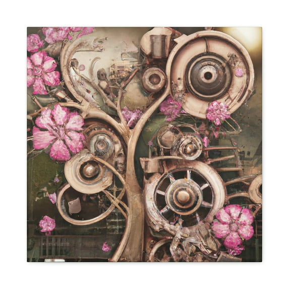 Cherry Blossom Steampunk - Canvas