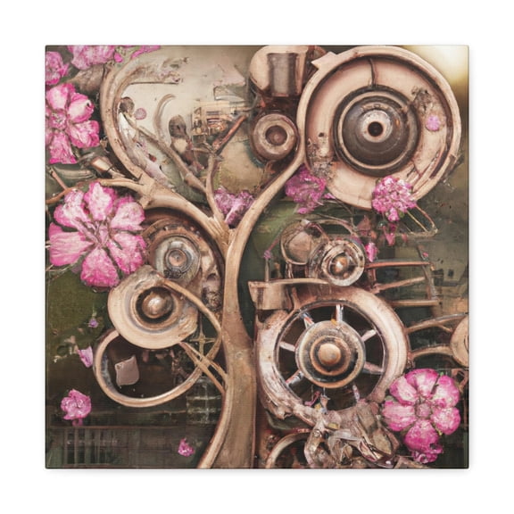 Cherry Blossom Steampunk - Canvas
