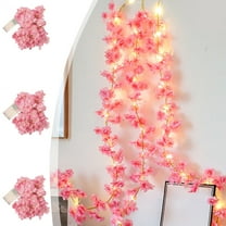 Cherry Blossom String Lights, Battery Powered Copper Wire Vine Lights, 78.74 Inch, 20 Led, Warm White, Indoor Outdoor Decoration,Vsgery