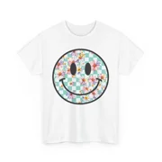 Cherry Blossom T-Shirt S-5XL | Spring Floral & Nature Inspired Tee | Smiley Face Daisy Birthday Gifts; For Men & Women