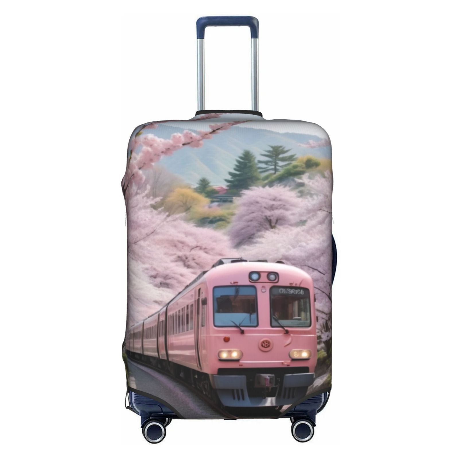 Cherry Blossom Train Journey Trolley Case Covers Allinclusive Model