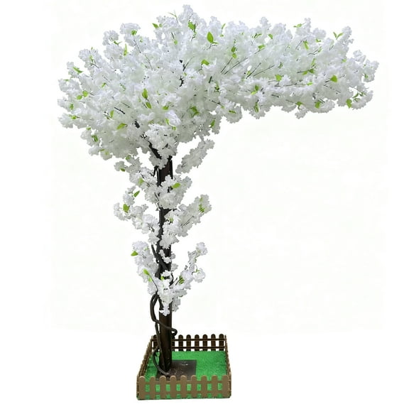 Cherry Blossom Tree Artificial 6.5ft,Handmade Japanese Cherry Blossom Trees for Wedding Party Christmas Garden Indoor Outdoor