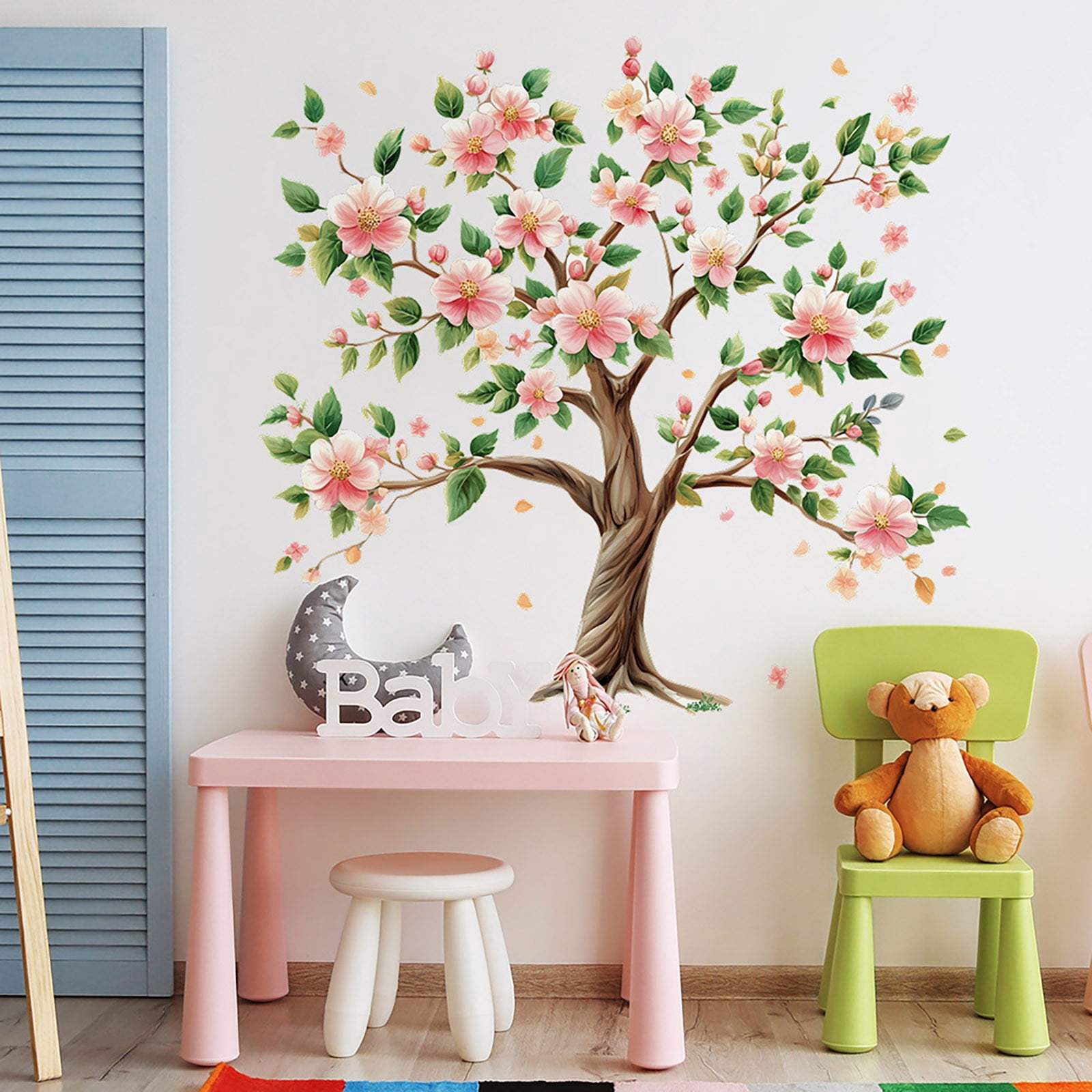 Cherry Blossom Tree Wall Decal Removable Vinyl Art Sticker for Home ...