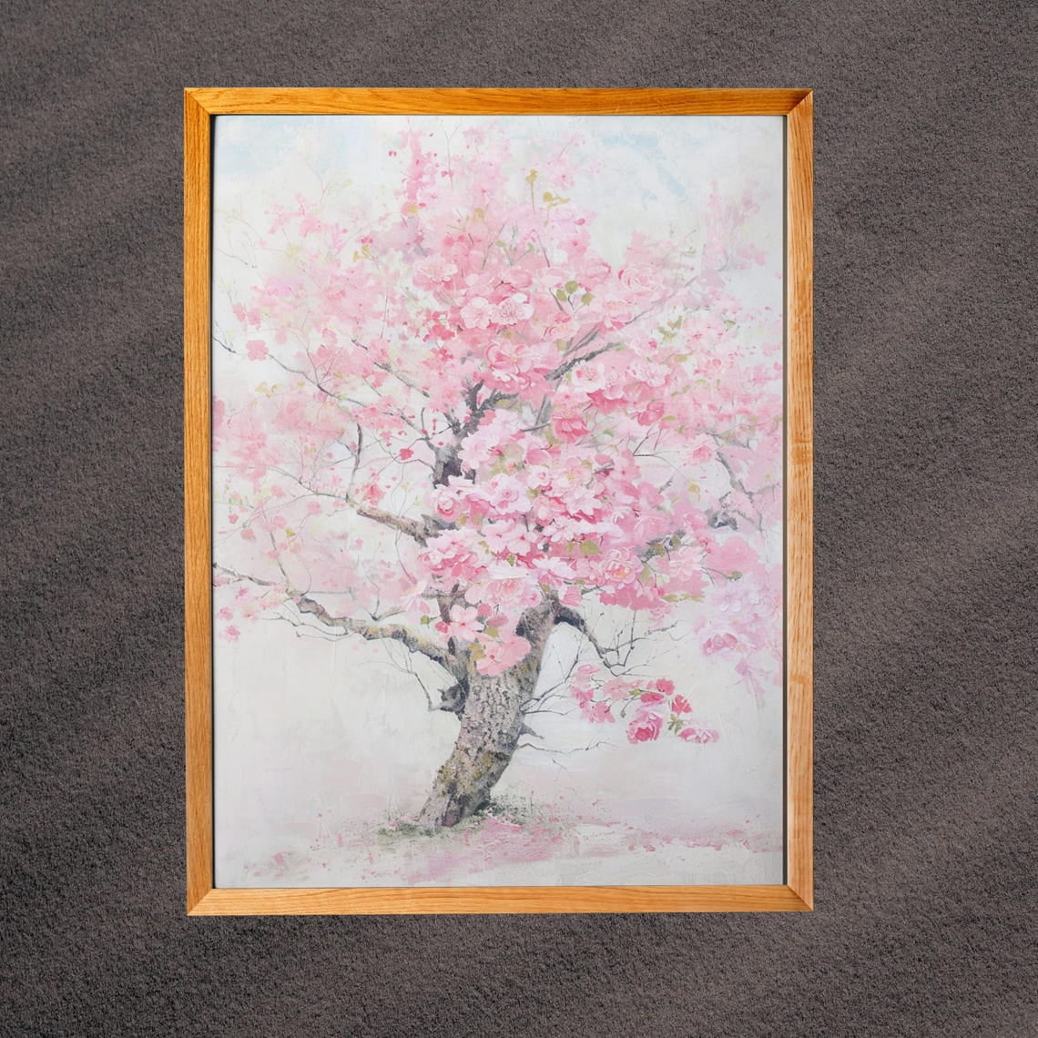 Cherry Blossom Wall Art Print, Spring Sakura Tree Painting, Japandi ...