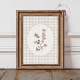 Cherry Blossom Wall Art Print, Spring, Vintage Botanical Oval ...