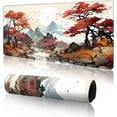 thumbnail image 1 of Cherry Blossom XL Mouse Pad,Large Mouse Pad Gaming 31.5 x 11.8 in Mouse Mat Desk Pad,Extended Keyboard Mousepad Large Desk Mat with Non-Slip Rubber Base and Stitched Edge for Home Office, 1 of 6