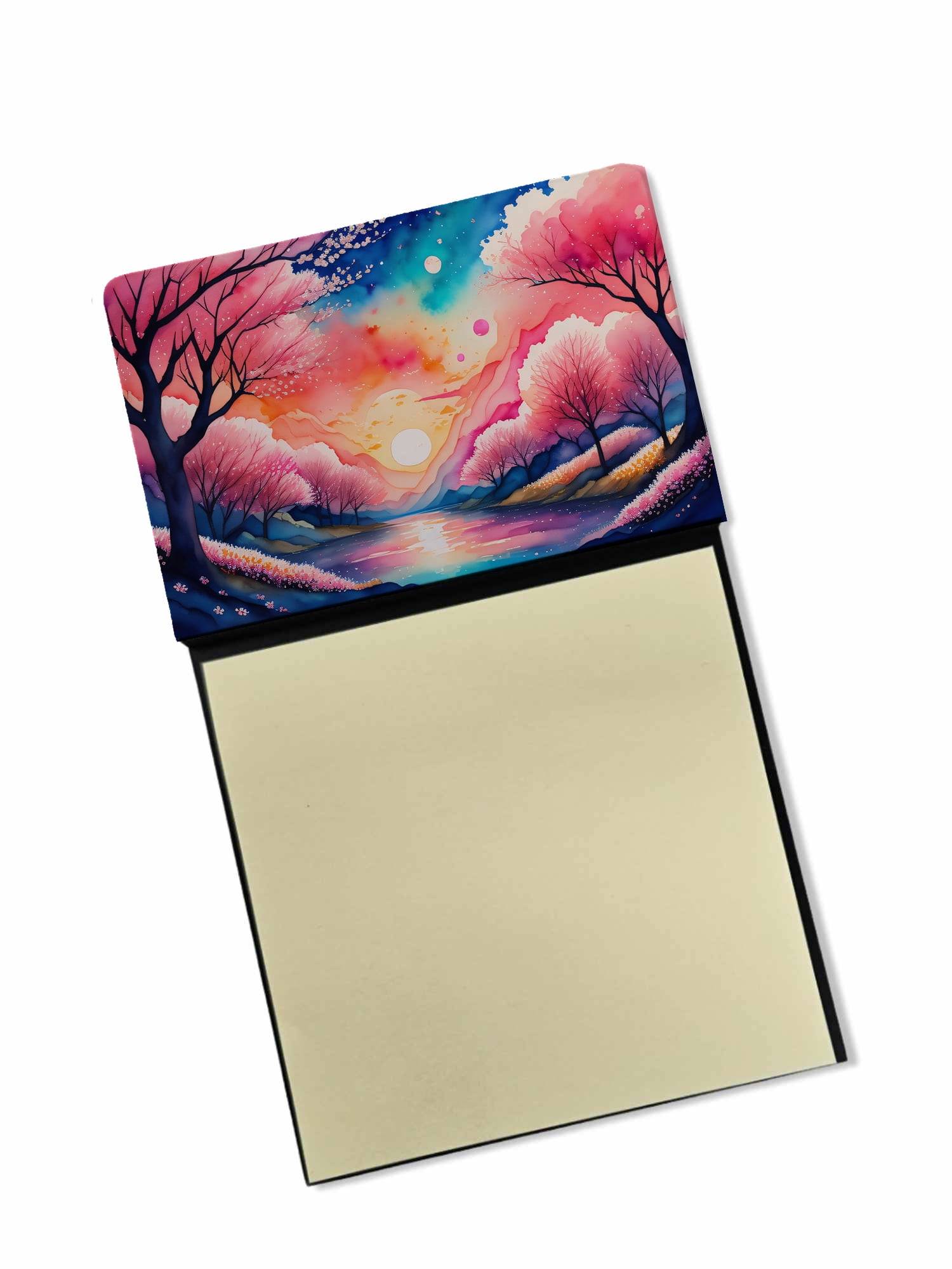 Cherry Blossom in Color Sticky Note Holder 3.25 in x 5.25 in