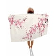 thumbnail image 1 of Cherry Blossoms Beach Towels Oversized Super Absorbent, Pink Flower Floral Spring Nature Country Lightweight Bath Towel Quick Dry Sets For Bathroom/Pool/Rv Camping/Beach Play/Gym Room/Picnic 30"x60", 1 of 8