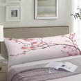 thumbnail image 1 of Cherry Blossoms Body Pillow Cover Pink Flowers Plum Branch Cherry Blossom Flower Cushion Long Pillowcase with Zipper Decorative Bed Pillow Cases Floral Pillow Covers for Bedroom,Couch,Sofa 20"x54", 1 of 4