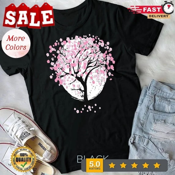 Cherry Blossoms, Cherry Tree, Japan Blossoms Spring T-Shirt - Walmart.com