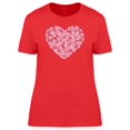 thumbnail image 1 of Cherry Blossoms In Heart Shape T-Shirt Women -Image by Shutterstock, Female Small, 1 of 2