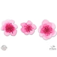 thumbnail image 1 of Cherry Blossoms Set of 3 - 4" Each Vinyl Stickers - For Car Laptop I-Pad - Waterproof Decals, 1 of 1