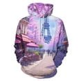 thumbnail image 1 of Cherry Blossoms in Paris Men's Women New Sweatshirt Hoodie Men's Plus Size Sweatshirt Hooded Sweatshirt 3d Printed Street Men's Cloth, 1 of 6