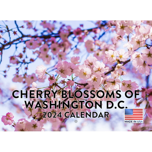 Cherry Blossoms of Washington DC 2024 Wall Calendar Cherry Blossoms of