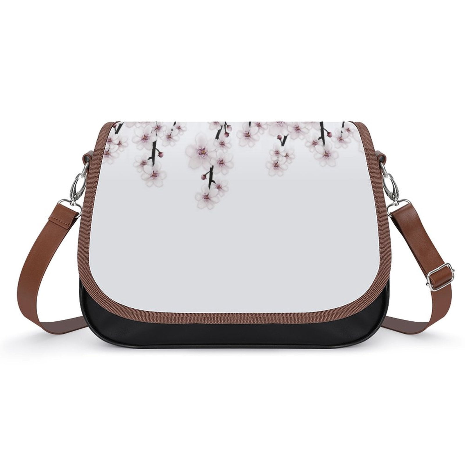 Women Retro Leather Flower Crossbody Bag Shoulde Bag