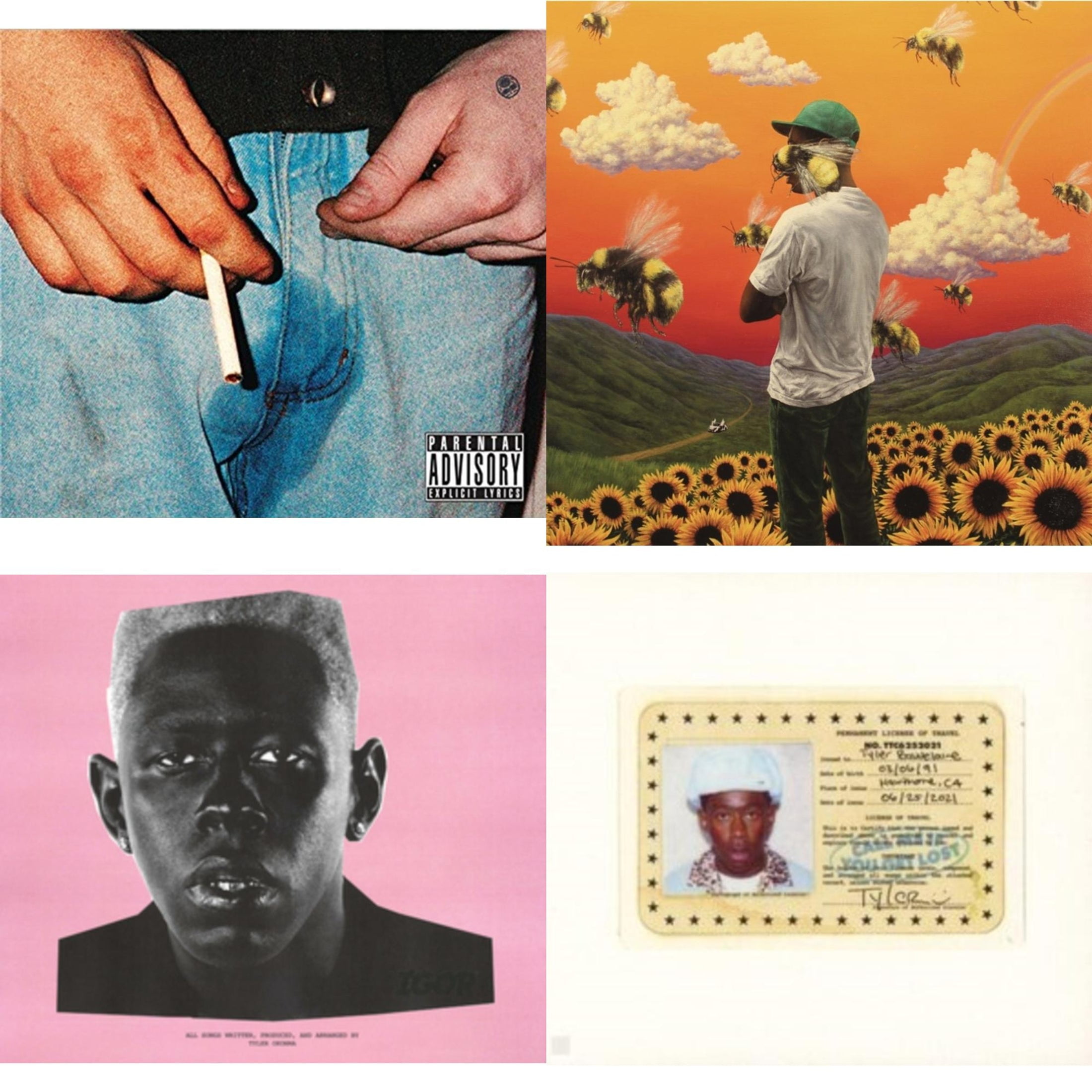 Cherry Bomb (Exp) & Flower Boy & Igor (X) & Call Me If You Get