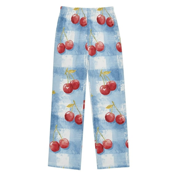 Cherry Boys Pajama Pants Soft and Lightweight Elastic Waistband Children's Pajama Pants