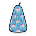 thumbnail image 1 of Cherry Cake Pattern Hand Towel Quick Drying Home Storage Kitchen Towel Hooks Dish Cloths, 1 of 6