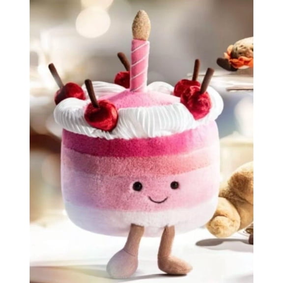 Cherry Cake Plush Toy Soothing Doll Exquisite Gift