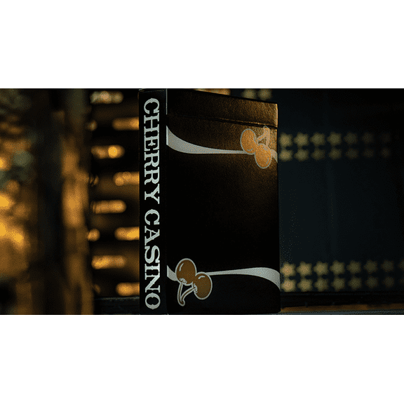 Cherry Casino Monte Carlo Black and Gold - Standard Playing Cards