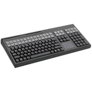 Cherry G86-71410EUADAA LPOS QWERTY Keyboard - 173 Keys - QWERTY Layout - 42 Relegendable Keys - Magnetic Stripe Reader - USB - Black