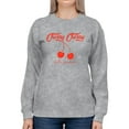 thumbnail image 1 of Cherry Cherry Hello Summer Sweatshirt Women -Image by Shutterstock, Female 4X-Large, 1 of 4