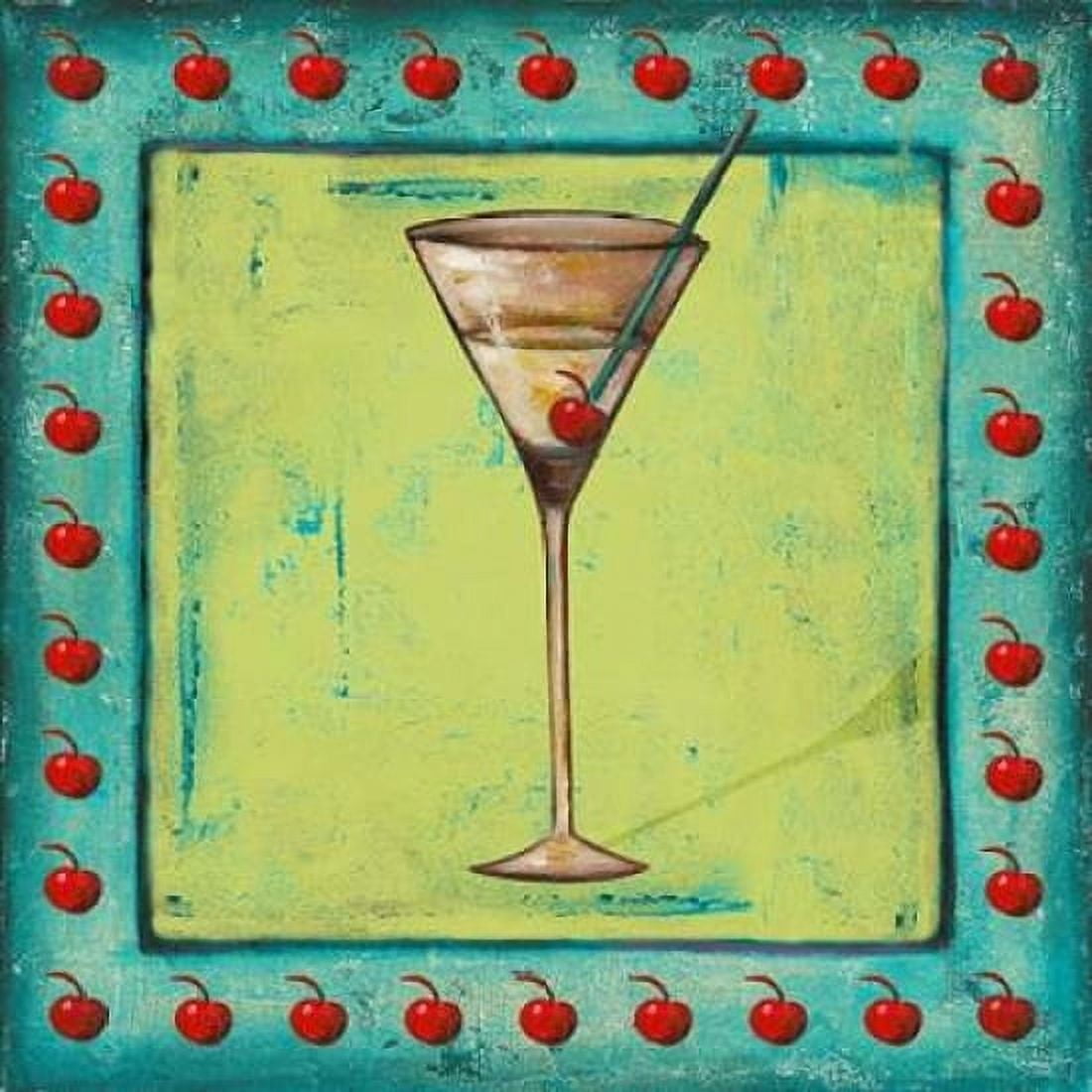 Cherry Coctelito Canvas Art - Patricia Pinto (24 x 24)