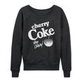 thumbnail image 1 of Cherry Coke - Very Cherry - Women's French Terry Long Sleeve Pullover, 1 of 4