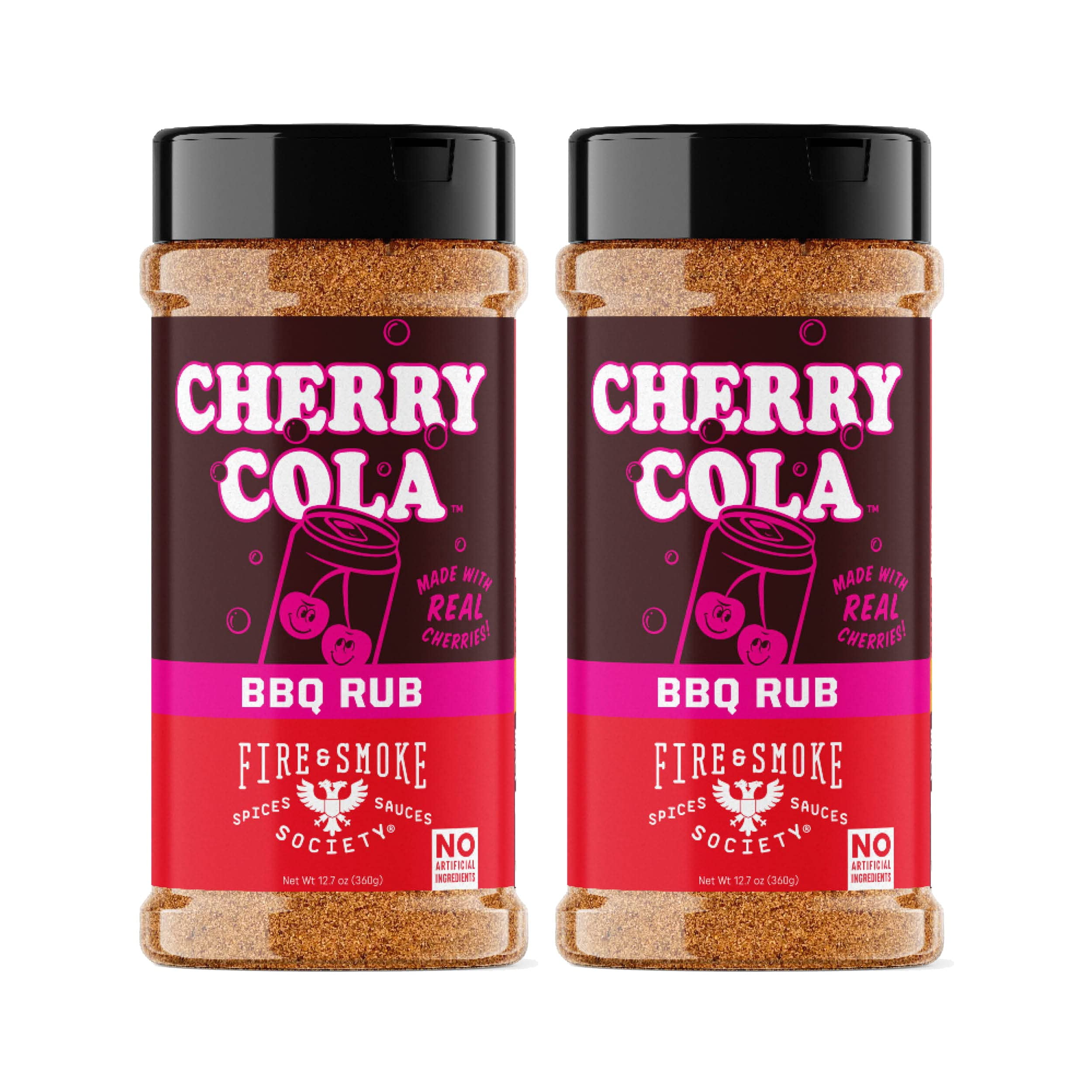 Cherry Cola BBQ Dry Rub Seasoning for Smoking and Grilling Meat, Beef