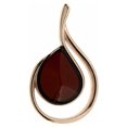 thumbnail image 1 of Cherry Color Baltic Amber Pendant in Rose Goldplated Sterling Silver, 1 of 1