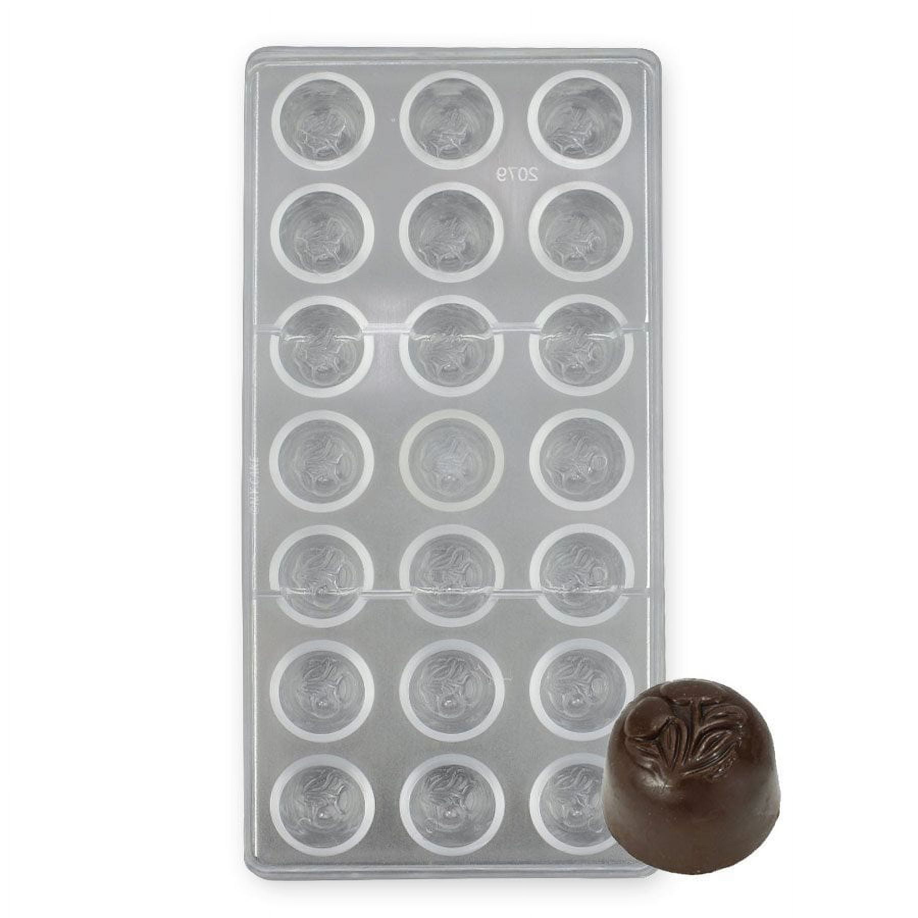 Palksky 2 Pcs Silicone Molds for Chocolate Covered Cherries Making,  15-Cavity Candy Baking Molds for Chocolate Truffles, Fat Bombs, Bite Size  Snack