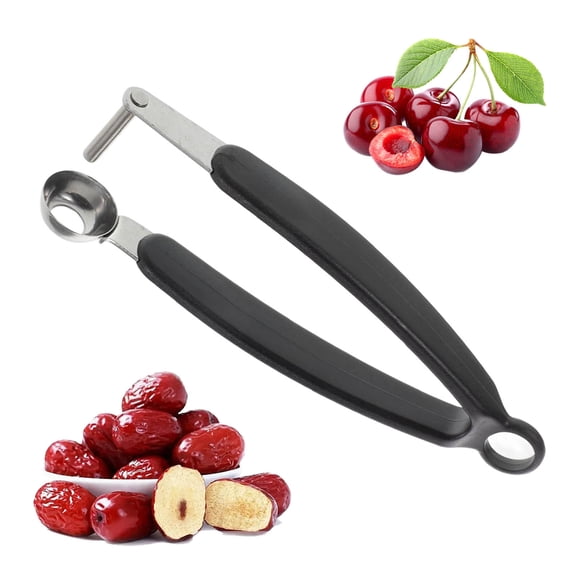 Cherry Core Tool Style Pitter Heavy Duty Stainless Steel for Easy Cherry Pit Removal,2.2 x 6.7 Inch