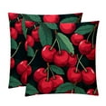 thumbnail image 1 of Cherry Covers - Set of 2 Throw Pillow Covers with Unique Patterns for Living Room Decor - Available in 16x16, 18x18, and 20x20 Inches Throw Pillows for All Occasions, 1 of 6