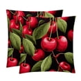 thumbnail image 1 of Cherry Covers Throw Pillow Set - 2 Pack Throw Pillow Inserts Included - Unique Patterns - 16x16, 18x18, 20x20 Inches for Home Decor - Throw Pillow - Decorative Pillows, 1 of 6