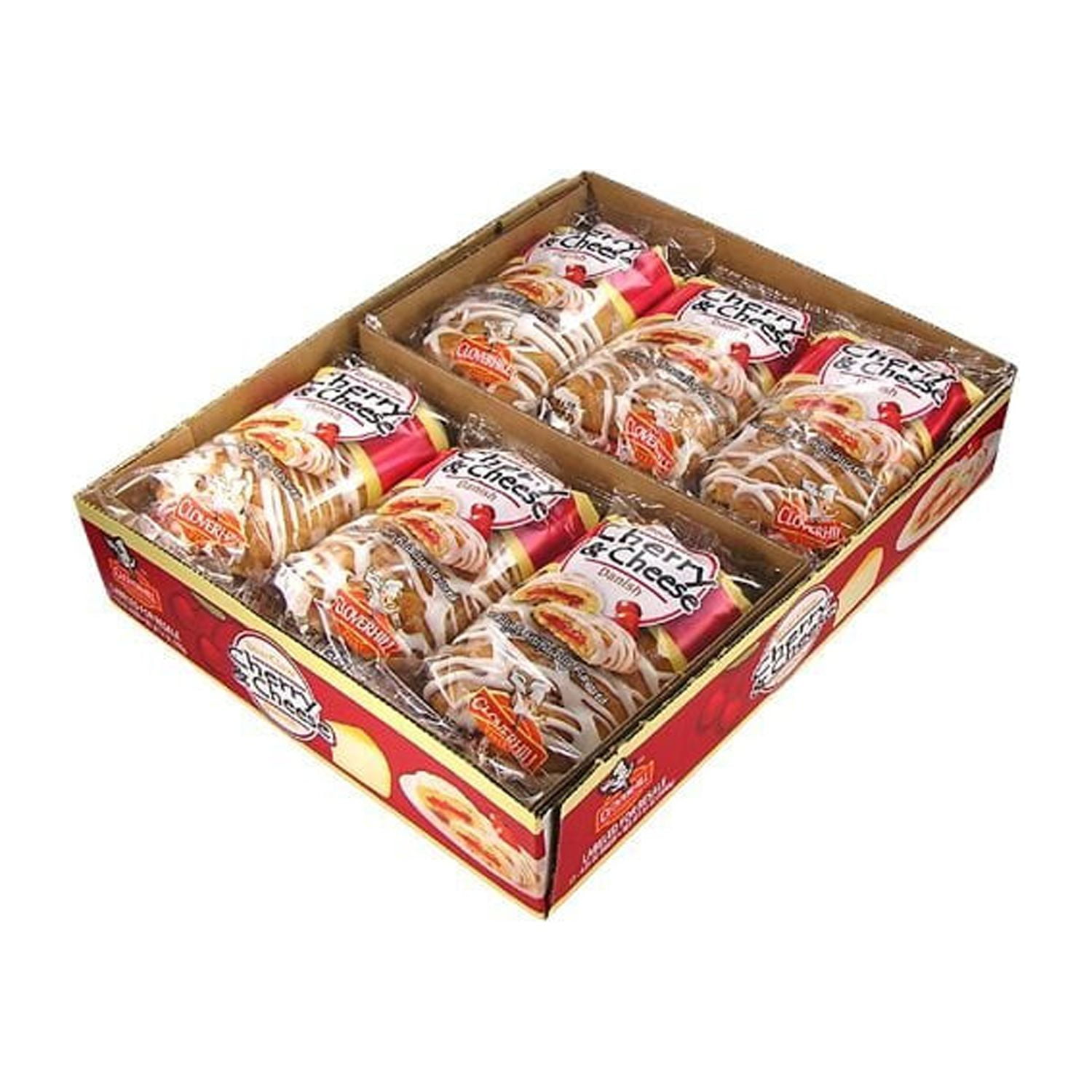 Cherry Danish (12 pcs) Flavor Cherry & Cheese, Individually Wrapped