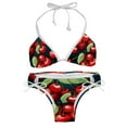 thumbnail image 1 of Cherry Detachable Sponge Adjustable Strap Bikini Set Two-Pack Swimming Suits One-Piece Swimsuits - Ideal for Beach and Pool Parties, 1 of 6